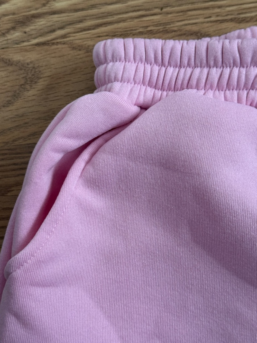 SHEIN Pink Wide Leg Sweatpants High Waisted Cozy Lounge Pants - Picture 3 of 4